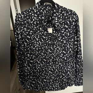 Club Monaco Men’s Pattern Dress Shirt Size XS